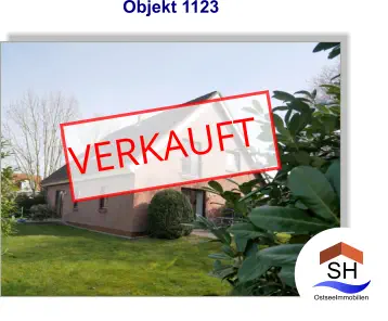 OstseeImmobilien SH  Objekt 1123 VERKAUFT